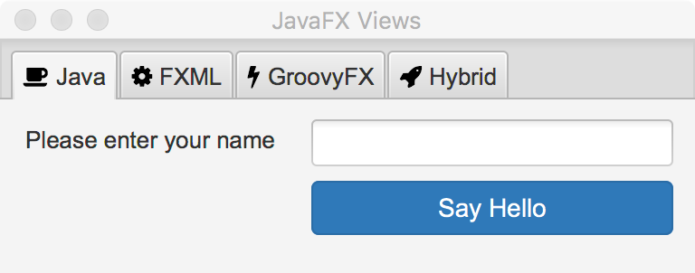 javafx app